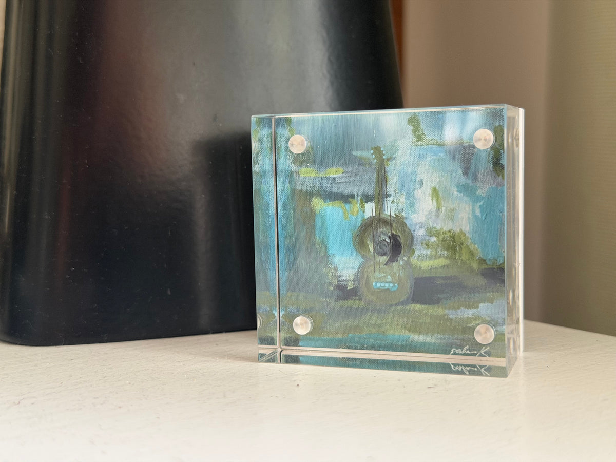 Where the Green Grass Grows - 2x2 Acrylic Block Art Print | Mini Art Monday