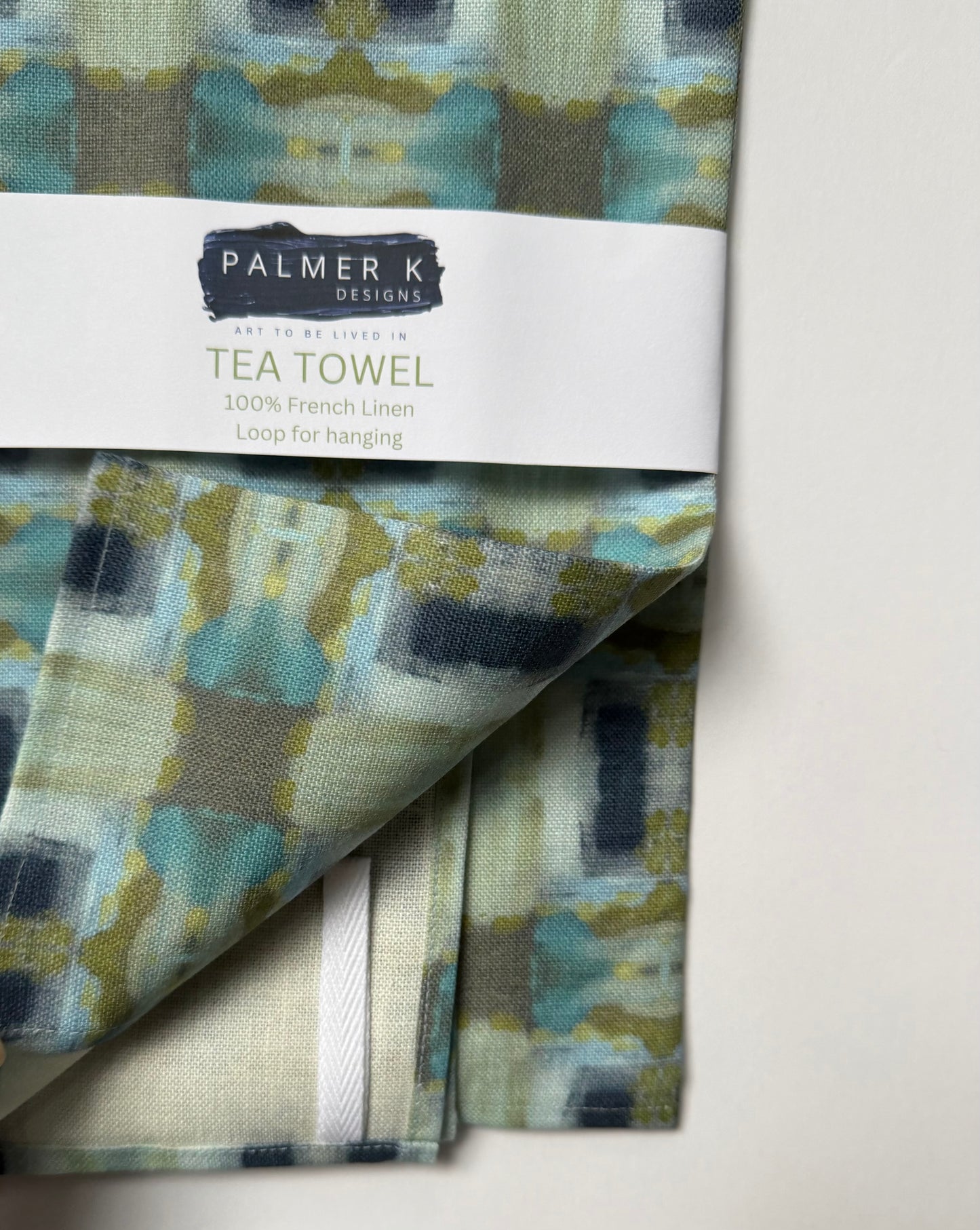 Dragon Fly Wings Heirloom French Linen Tea Towel - (ABJ/P9)