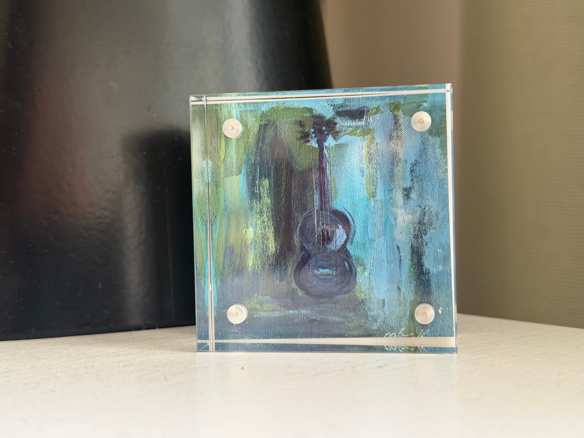 All the way from Monterey - 2x2 Acrylic Block Art Print | Mini Art Monday