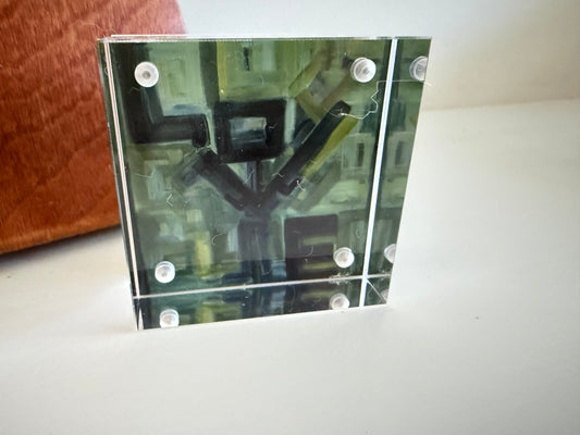 Carry Your Love #3 - 2x2 Acrylic Block Art Print | Mini Art Monday