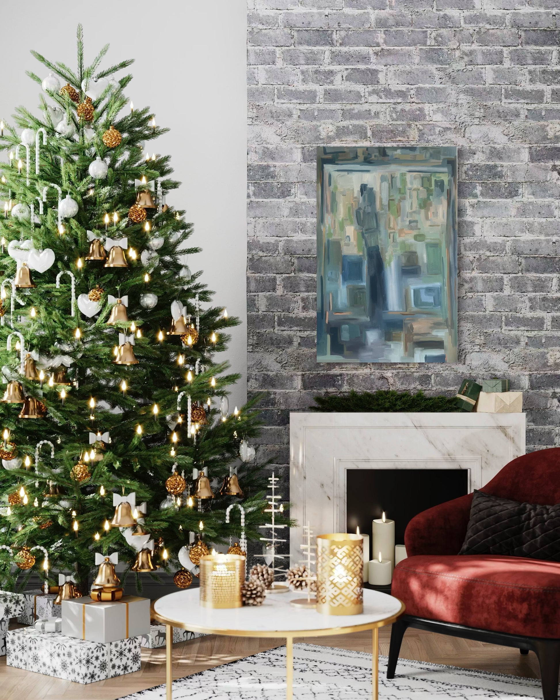 There’s something timeless about art that captures connection without saying a word. “Embrace” is an original fine art painting designed to bring warmth, intimacy, andrefined elegance into a space. Soft movement, layered tones, and expressive brushwork make this piece feel both calming and quietly striking - perfect for collectors drawn to understated luxury. Available now as a one-of-a-kind original for those curating meaningful interiors and meaningful collections.

"Embrace"

36h x 24w x 1.5&nbsp;

Acryl