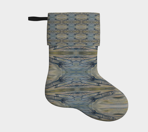 Holiday Christmas stocking -  Trombones (HS-TJ)
