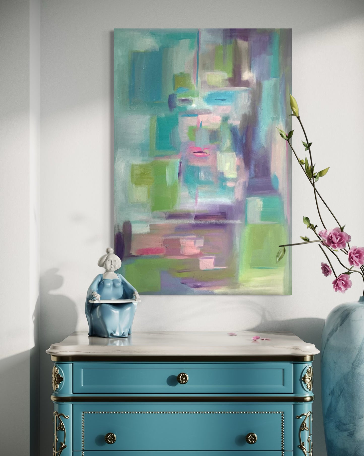 "Pressed Against the Glass - Winter's Wait"