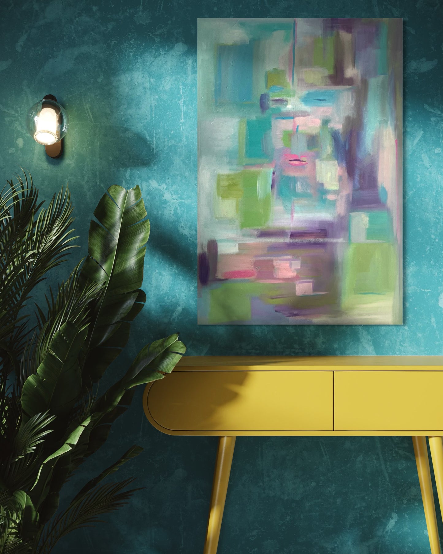 "Pressed Against the Glass - Winter's Wait"