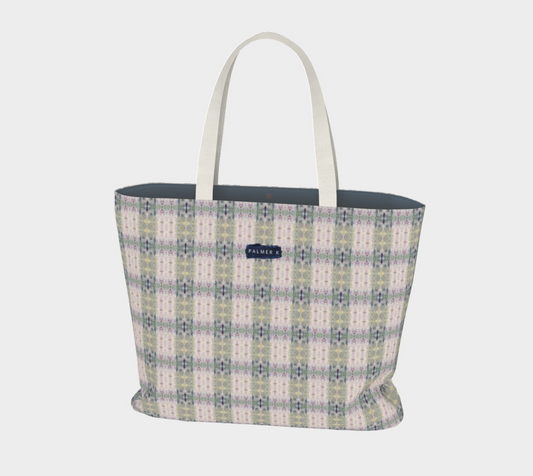 Market Tote - Hourglass Plaid (TR/P10A