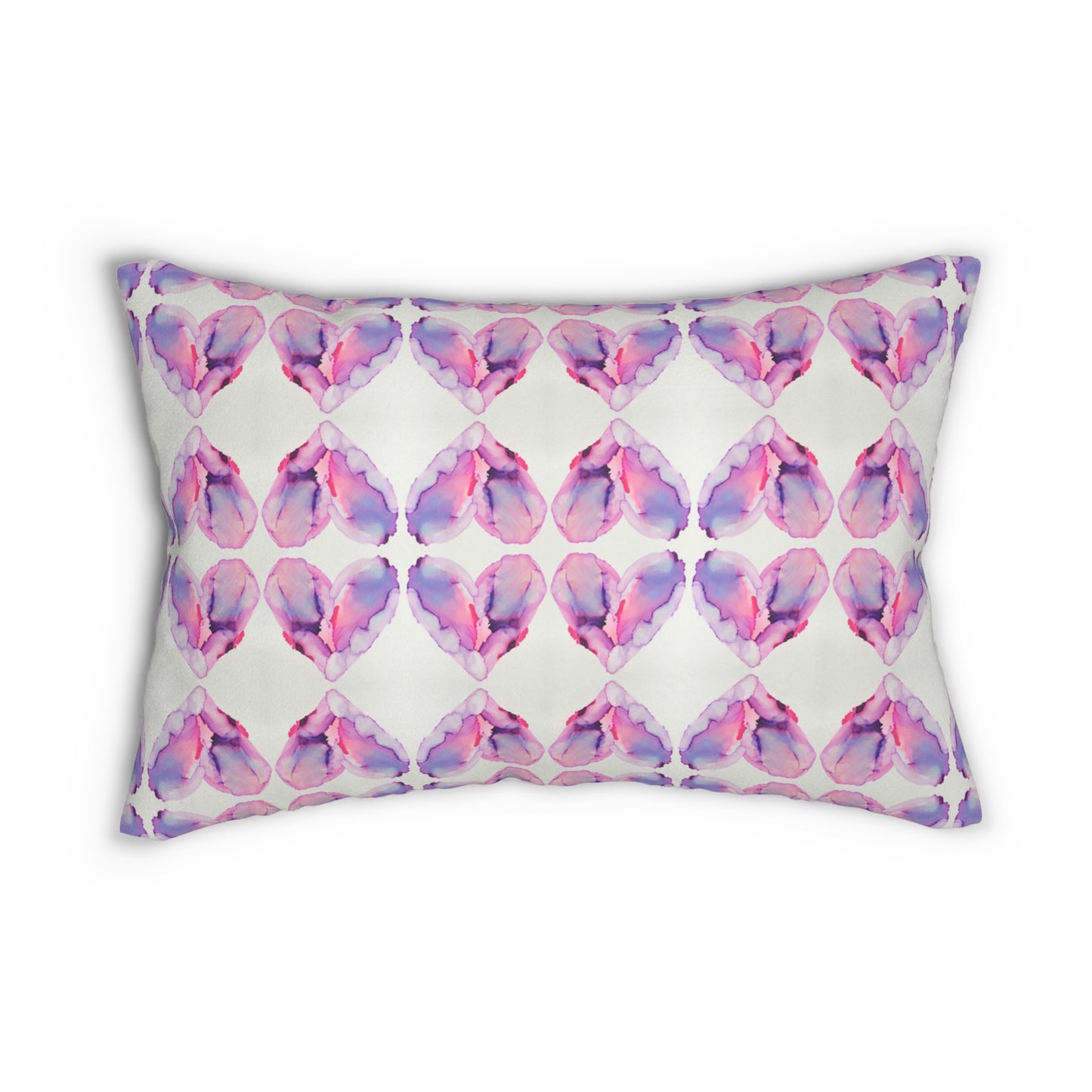 Lumbar Pillow - Pink Hearts (EH/P1)