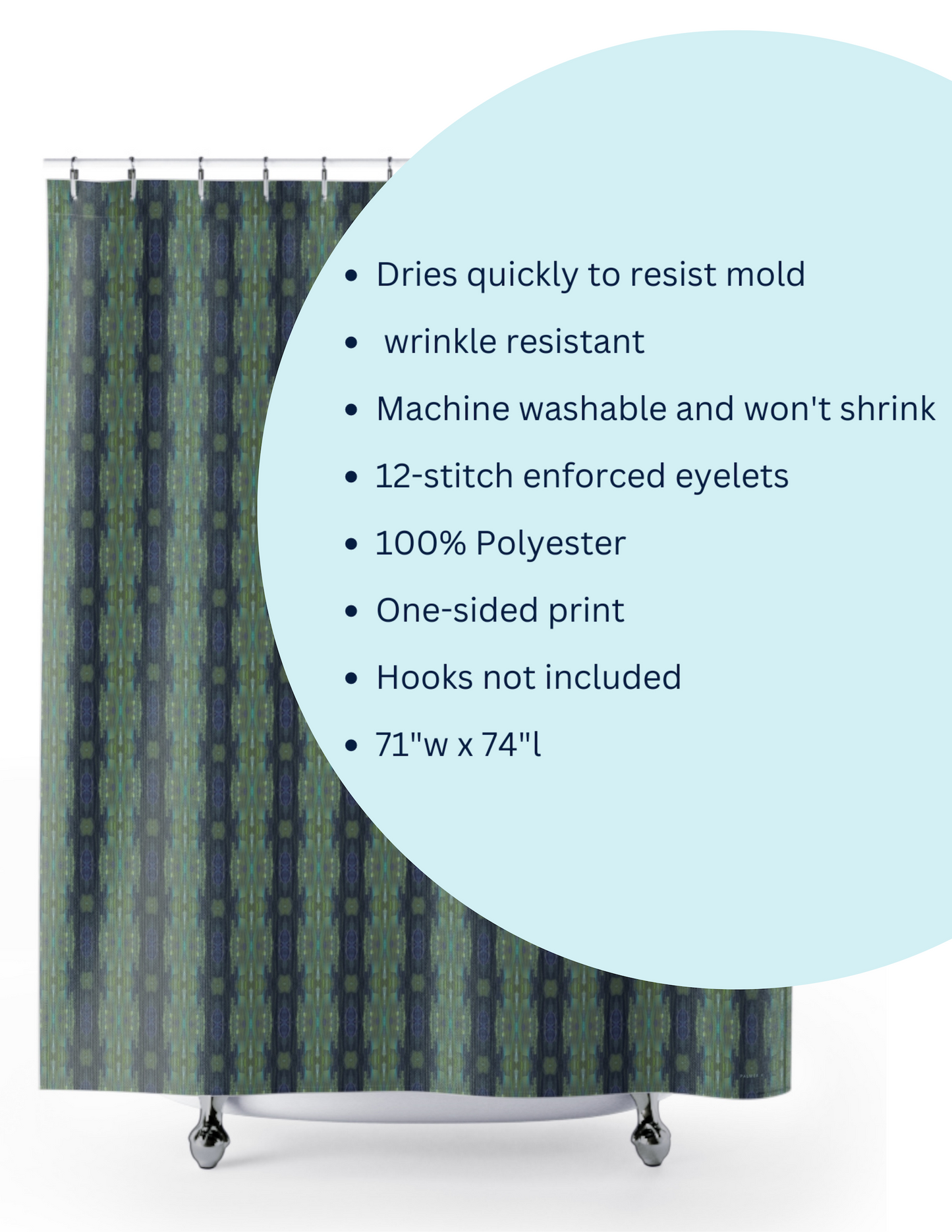 Shower Curtain - Hooks on the Bridge (AFM/P6)