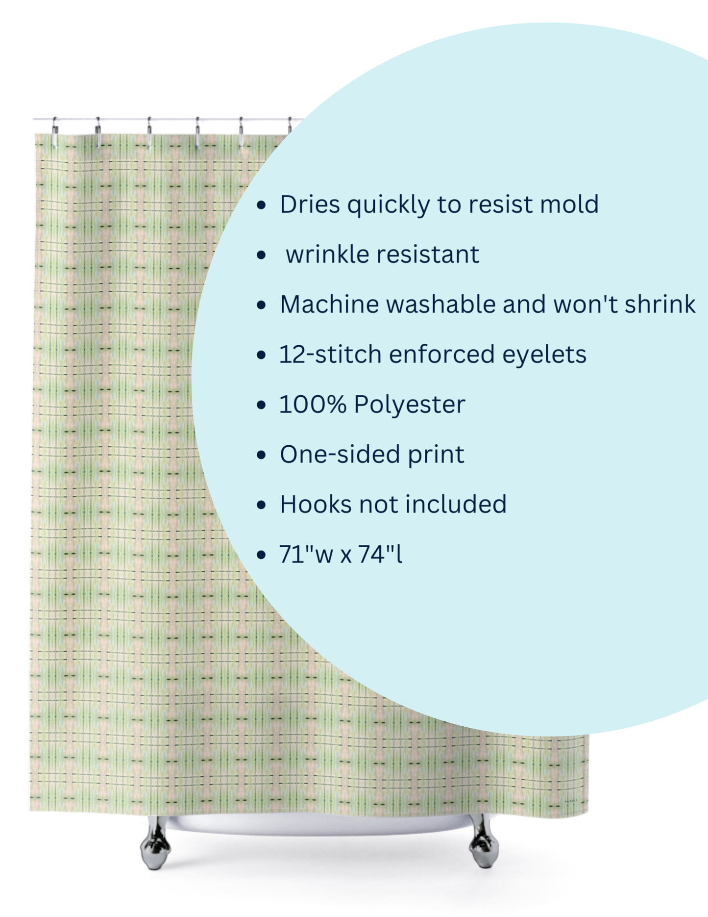 Shower Curtain - Meadow Gate 2 (GR/P14A)