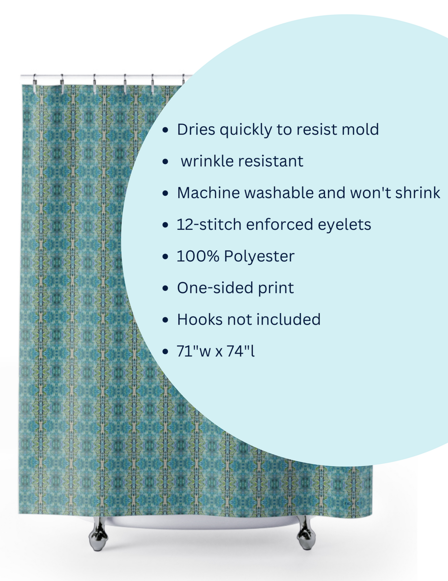 Shower Curtain - Circle of 5ths (NBH/P5)