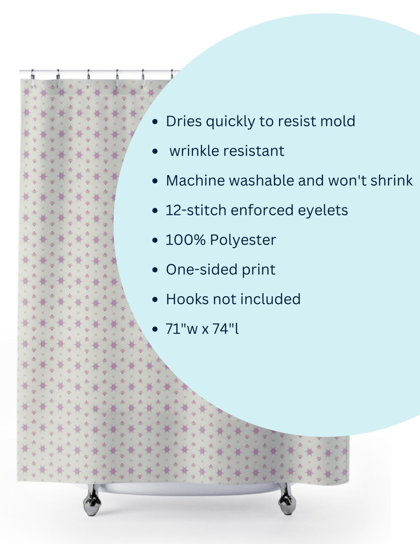 Shower Curtain - Oh My Stars! (OH/P14)
