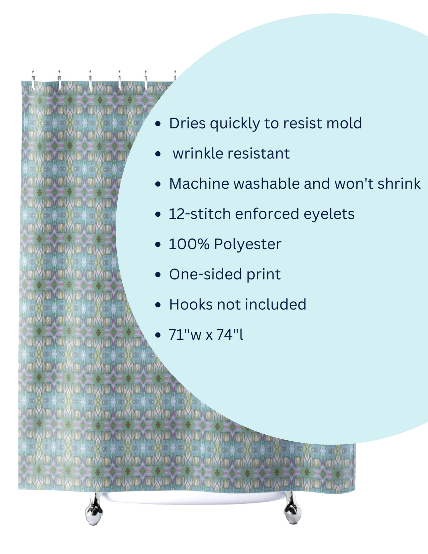 Shower Curtain - Key of Largo (WB/P3)