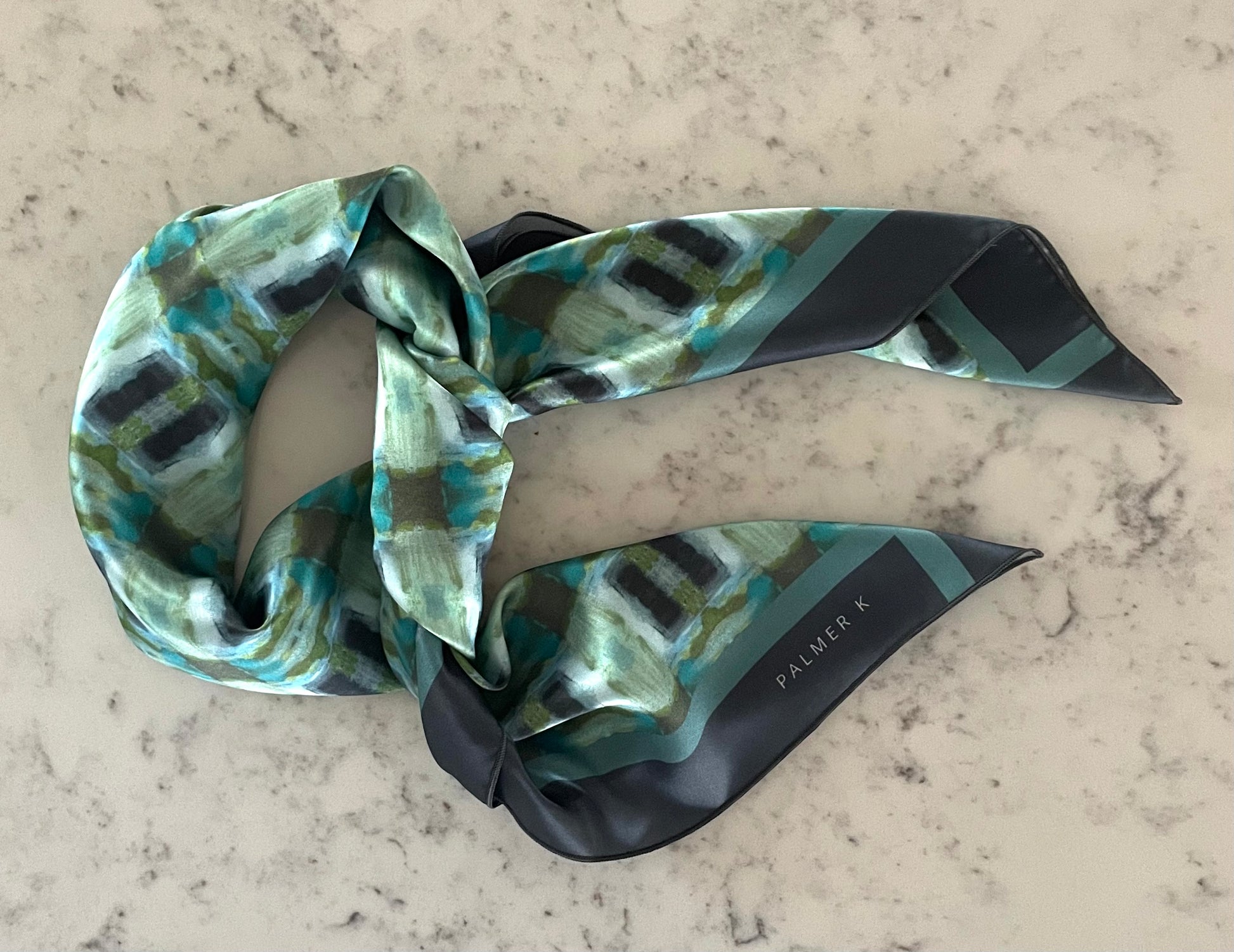 The epitome of luxury when it comes to accessorizing, our 100% Silk Charmeuse scarves are a gorgeous upscale addition to anyone's wardrobe. &nbsp; Tie it around your neck or handbag, use as a shawl, or wrap around your head like Audrey Hepburn - so many functional uses, our scarves are a wardrobe must-have staple!

100% Silk Charmeuse (12 momme)
Generously sized 36" x 36" square
Arrives in signature gift box
Sustainably printed&nbsp;
