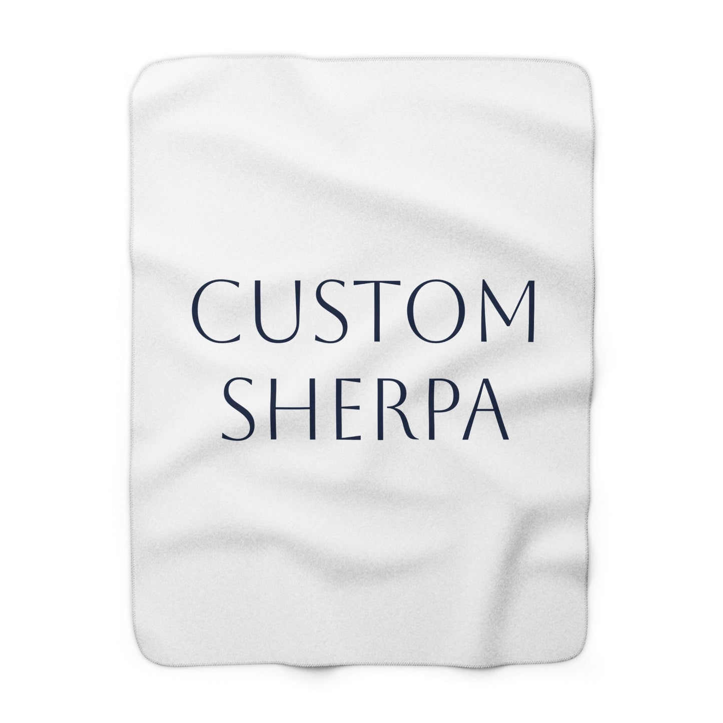 CUSTOM Sherpa Throw/Blanket