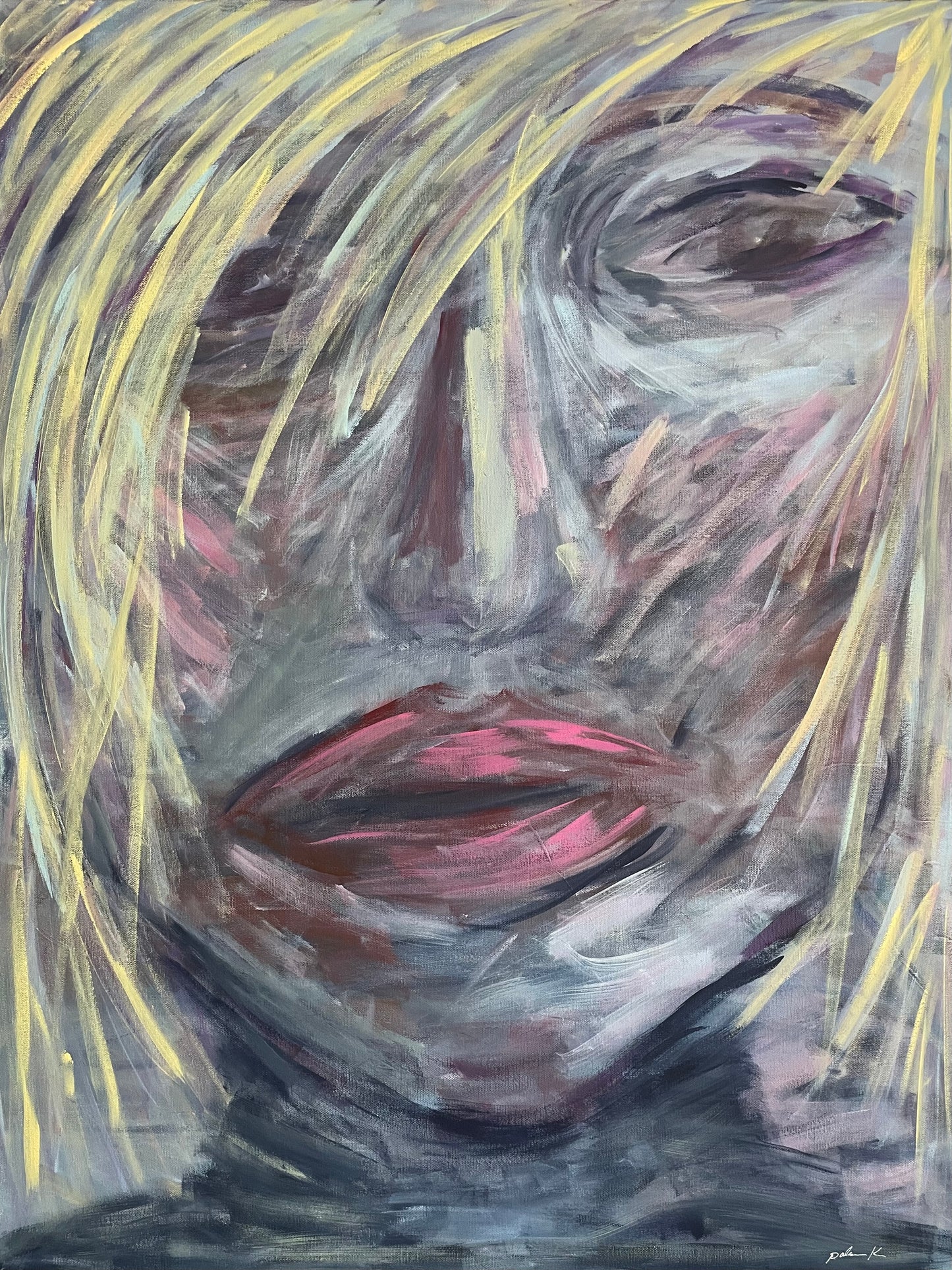 “She’s Vogue” - Bold Abstract Portrait in acrylic on canvas.

No Drama. &nbsp;Just Rock and Roll. &nbsp;She's Vogue.

Immerse yourself in the electrifying presence of “She’s Vogue”, a masterful abstract impressionist portrait that pulses with attitude, elegance, and unapologetic spirit. &nbsp;Painted in richly layered acrylic on a 40” x 30” gallery wrapped canvas, this original work captures the dynamic intersection of fashion, identity, and modern expression - a visual anthem for the contemporary muse.

Wi