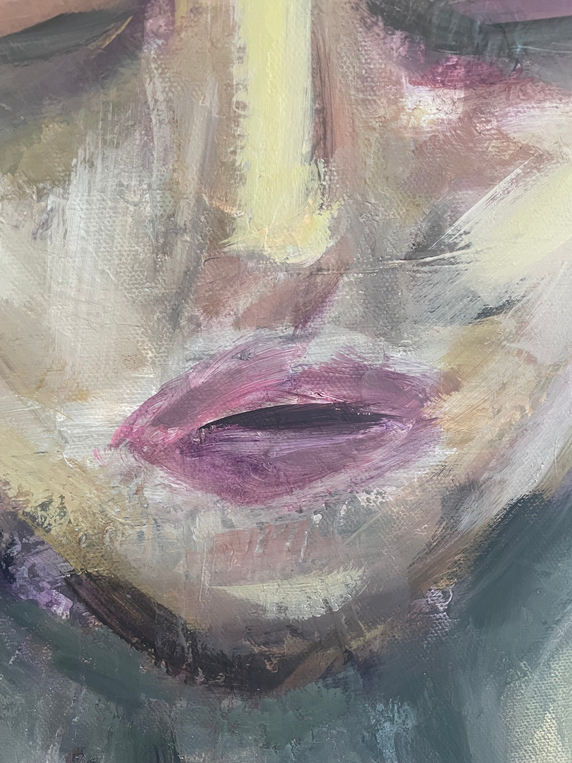 “She’s Namaste” is a serene yet quietly powerful fine art painting that captures the spirit of inner peace, gentle rebellion, and soulful presence. &nbsp;Featuring a young girl crowned with flowers and holding her hands in a peaceful gesture, this artwork blends softness with strength - an invitiation to slow down, breathe deeply, and reconnect with what truly matters.

The floral crown symbolizes growth, feminity, and the natural cycles of life, while the calm expression and symbolic hand gesture evoke min