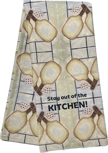 Tea Towel:  Pickle ball - Stay out of the Kitchen!