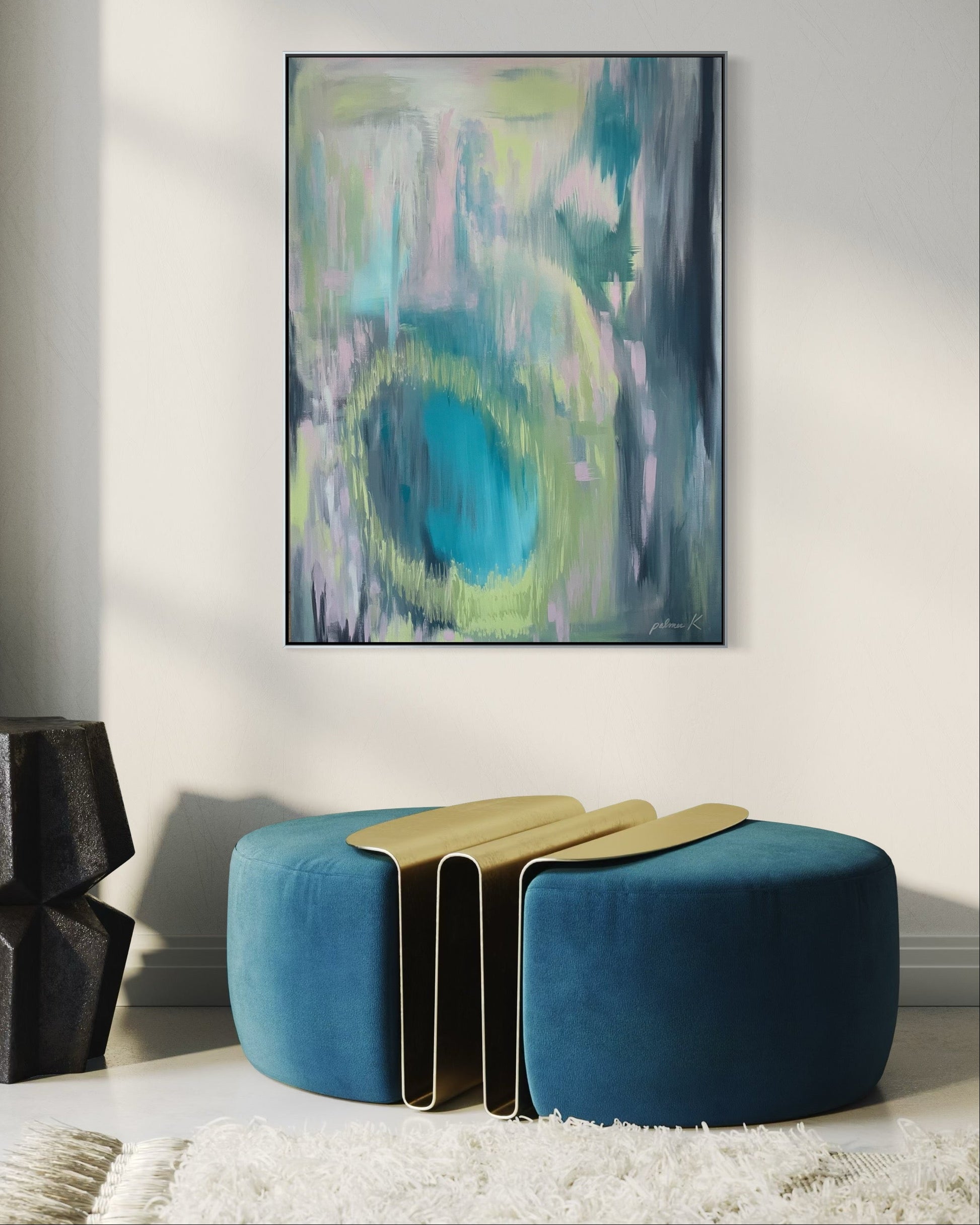 The Singer closes their eyes and sings from their soul.

Immerse your space in the emotional heartbeat of performance with “The Singer”, a fine art painting that captures the raw passion of music. &nbsp;This expressive portrait speaks directly to singers, songwriters, and music lovers - evoking the power of voice, vulnerability, and the timeless connection between artist and audience.

More than a portrait, “The Singer” conveys the intensity of a performance - the breath before the first note, the surrender