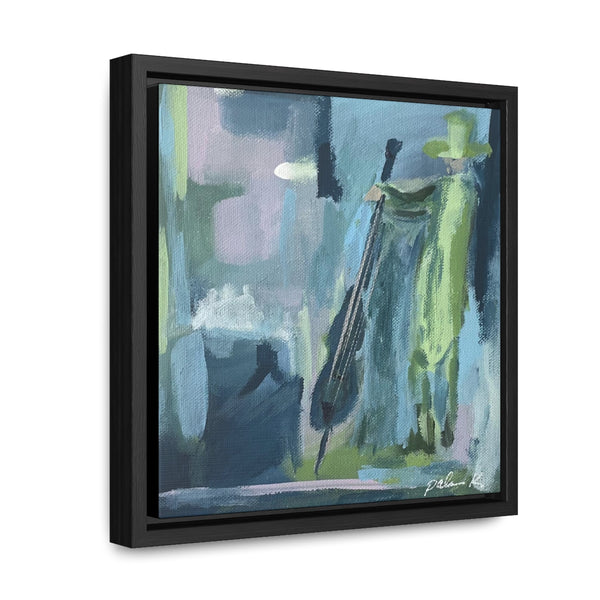 Gallery Canvas Wrap Print in solid wood float frame - "Swing it Low"