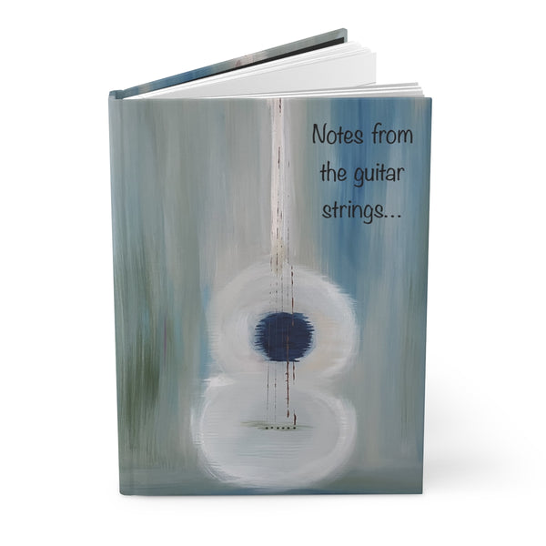 Make your everyday journaling more personal, private, and stylish with this matte hardcover journal featuring "Leave the light on", an abstract painting of a Martin Acoustic guitar Full wraparound print 150 lined single pages.: Casewrap binding  Journal Height, in 8.07 Width, in 5.71 Depth, in 0.55 #journal #journaling