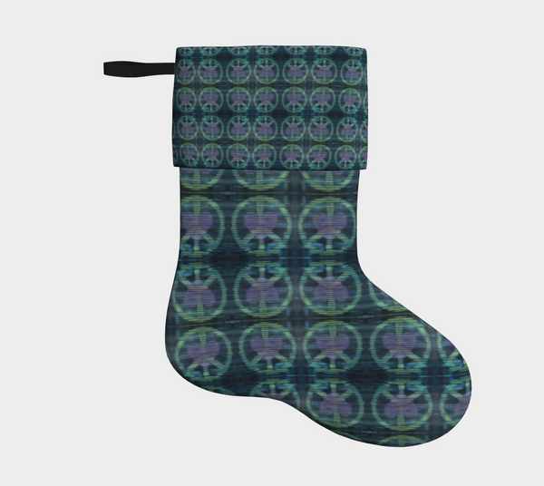 Holiday Christmas stocking - "Love Peace" (HS-LP)