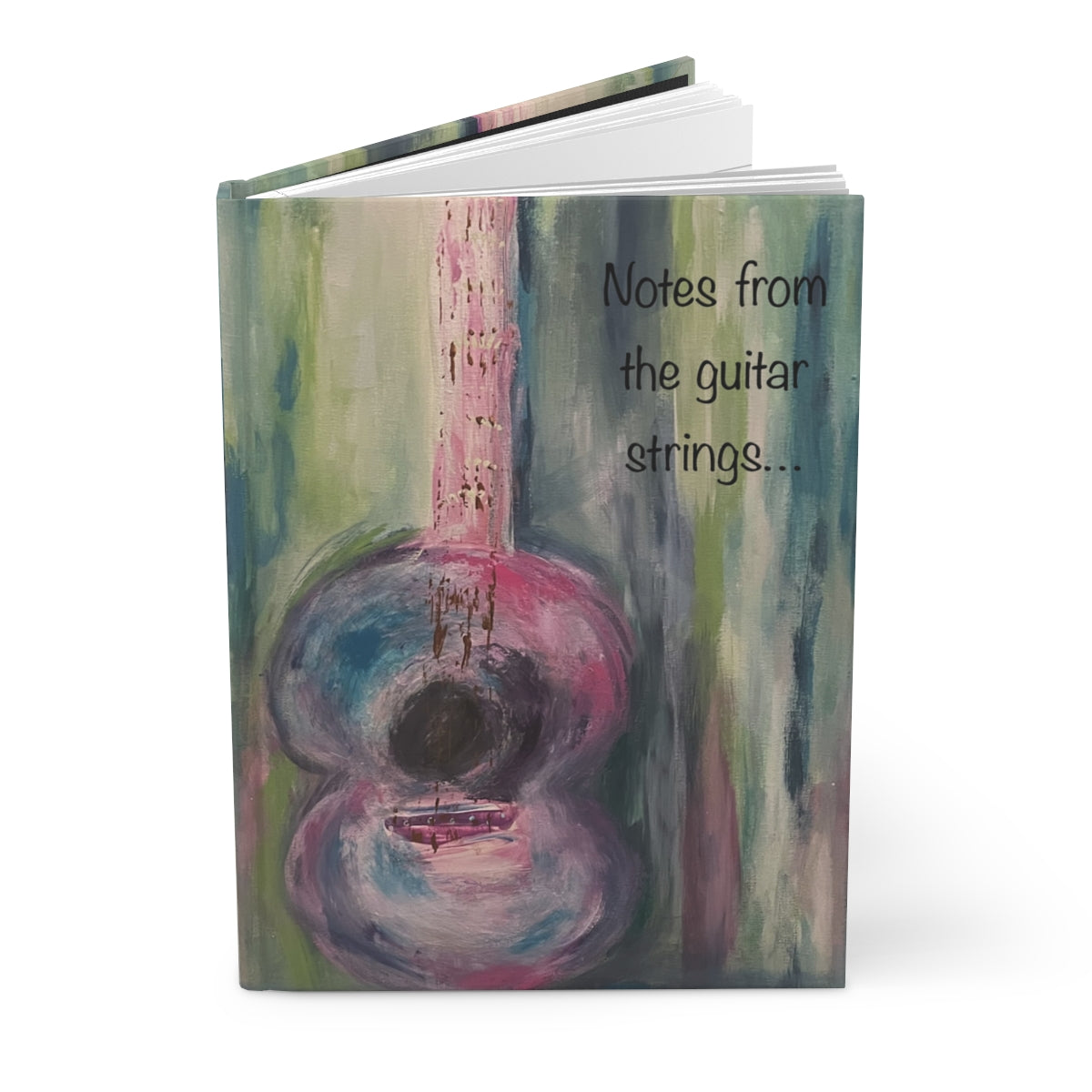 Make your everyday journaling more personal, private, and stylish with this matte hardcover journal featuring "I'm Just a Girl", an abstract painting of a Martin acoustic guitar. .: Full wraparound print 150 lined single pages.: Casewrap binding Journal Height, in 8.07 Width, in 5.71 Depth, in 0.55 #journal #journaling