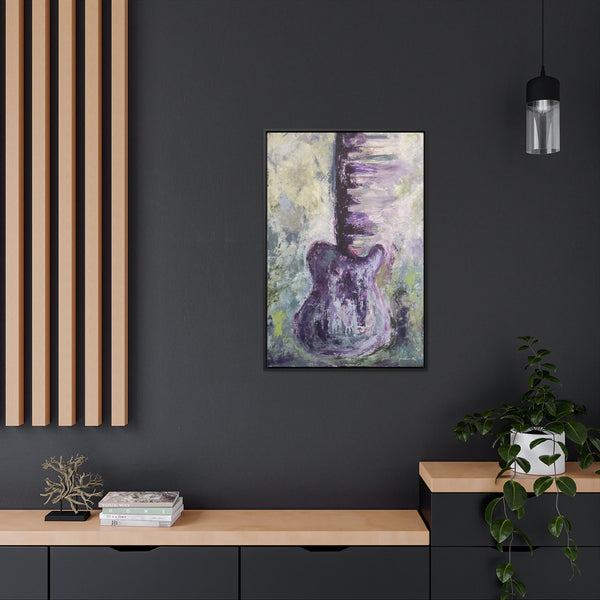Gallery Canvas Wrap Print in solid wood float frame - "The Rising"