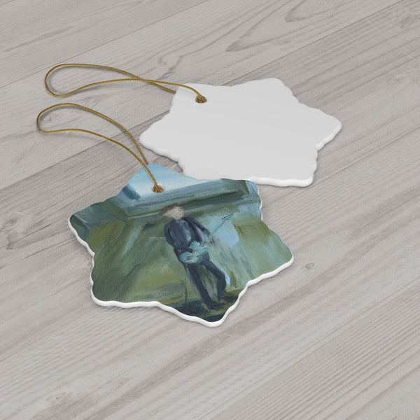 Ceramic Ornaments - "Suit and Tie"