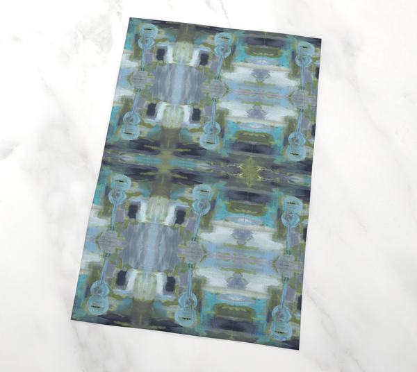 Tea towel - "Angel in Blue Jeans" (Pattern - ABJ/P2)