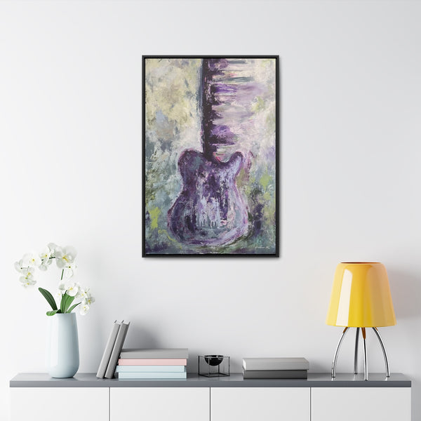 Gallery Canvas Wrap Print in solid wood float frame - "The Rising"