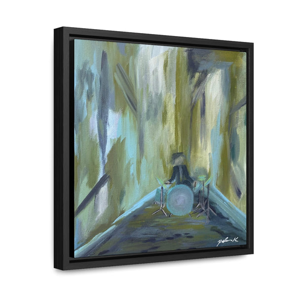 Gallery Canvas Wrap Print in solid wood float frame - "Time Out"