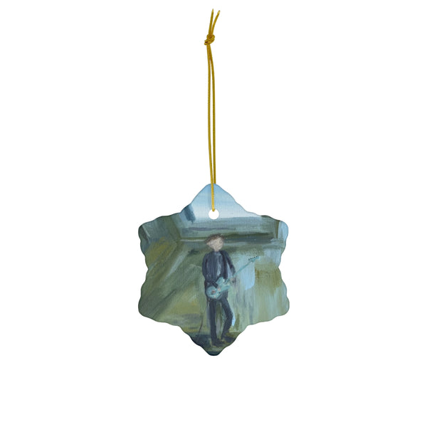 Ceramic Ornaments - "Suit and Tie"