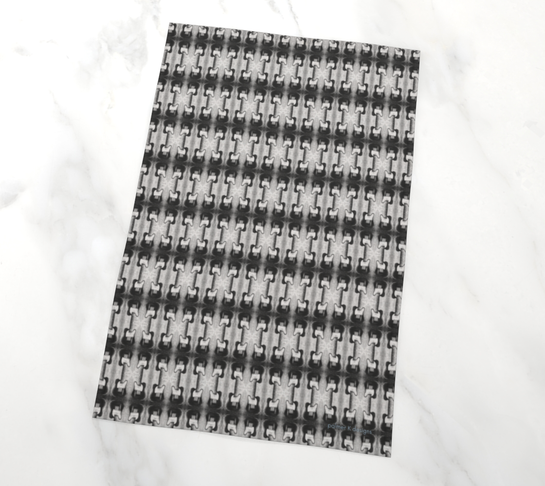 Tea Towel - Black and White Telecaster Guitars (OMB/BWP1)