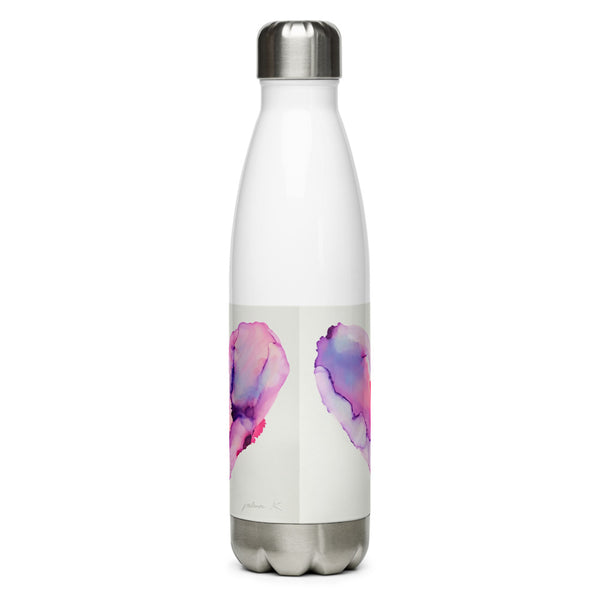 Stainless Steel Water Bottle - "Elastic Heart"